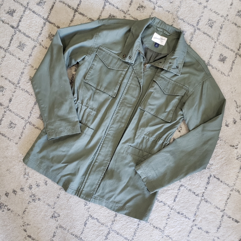 Universal Thread | Green Canvas Cargo Jack…